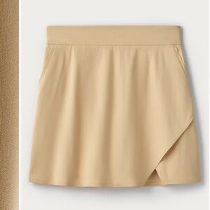 NWT RHONE Birdie Skort in Pebble Tan for Golf or Tennis
